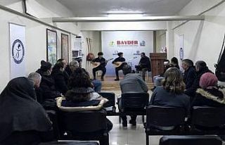 Bayburt’ta soğuk kış günleri sazlı, sözlü...