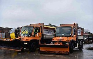 Beklenen kar yağışına karşı Tuzla’da Belediye...
