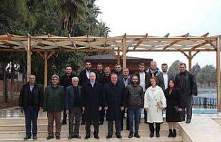 Belediye Başkanı Ramazan, gazeteciler ile bir araya...