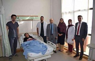 Besni’de ilk kez kapalı lazer taş ameliyatı yapıldı