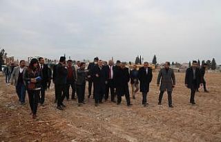 Beyazgül Ceylanpınar ilçesinde çalışmaları...