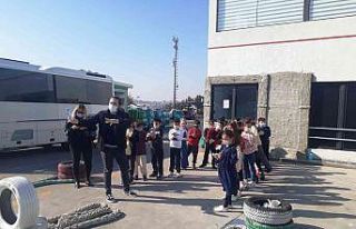 Beyoğlu’nda çocuklar eğlenerek geri dönüşüm...