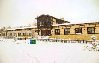 Bin 200 rakımlı Harput’ta kar güzelliği