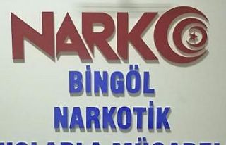 Bingöl’de 4 kilo 950 gram esrar ele geçirildi