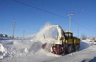 Bitlis Belediyesinin karla mücadele çalışmaları