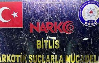 Bitlis’te 3 kilo 50 gram metanfetamin ele geçirildi
