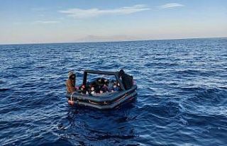 Bodrum’da 19 düzensiz göçmen kurtarıldı