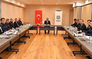 Bölge güvenlik toplantısı Erdek’ te yapıldı