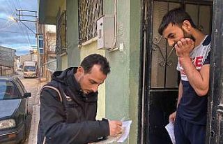 Bolvadin’de göçmenlere yönelik polis tarafından...