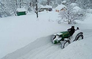 Boyuna yaklaşan karın içinde kayboldu