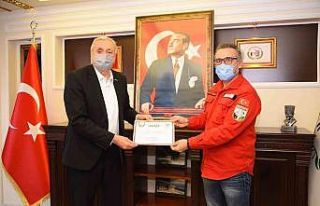 Bozüyük AKUT’tan teşekkür ziyareti