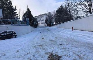 Bu yolda vatandaşlar yürümekte, araçlar ilerlemekte...