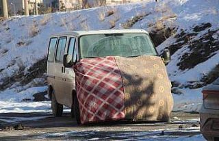 Burası Sibirya değil Erzurum, termometreler eksi...