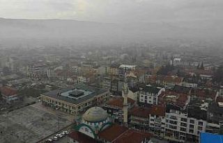 Burdur güne sisle uyandı