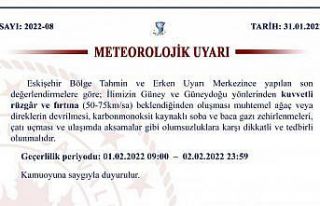 Bursa Valiliği’nden fırtına uyarısı