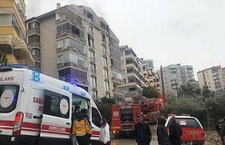 Bursa’da bir ev alev alev yandı