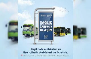 Bursa’da sağlıkçılara ulaşım ücretsiz