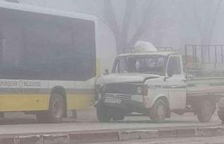 Bursa’da yoğun sis kazaya sebep oldu