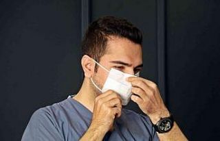 Burun ucu düşmemesi için yanlış maske kullanımına...