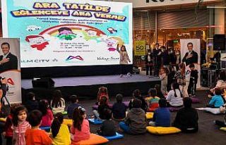 Büyükşehir Belediyesi, çocukları eğlenceyle...