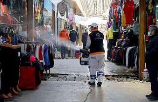 Büyükşehir dezenfeksiyon çalışmalarını yoğunlaştırdı