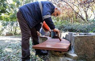 Büyükşehir’den banklara bakım