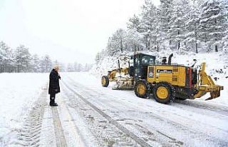 Büyükşehir’den yoğun kar mesaisi