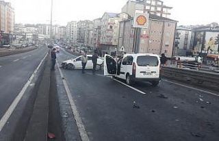 Buzlanma kazaya sebep oldu