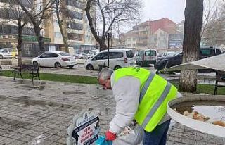 Çan Belediyesi sokak hayvanlarını unutmadı