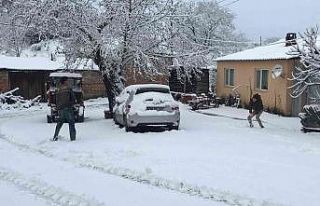 Çanakkale’nin yüksek kesimlerinde kar