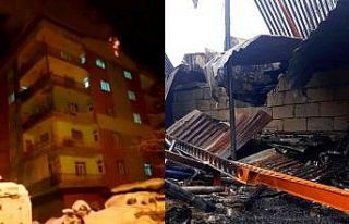 Çatı katıda çıkan yangın korkuttu