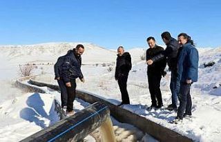 Çayırlı Göletine su aktarımı başladı