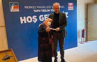 Çekmeköy’de ‘Tapu Teslim Töreni’nde 35 aile...