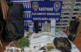 Çikolata kavanozunda marihuana ele geçirildi