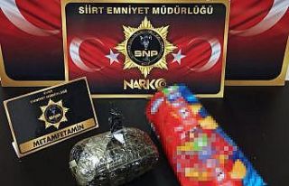 Cips paketi içinde uyuşturucu madde ele geçirildi