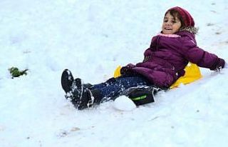 Çocuklar karın keyfini çıkardı