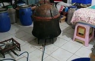 Çorum’da 576 litre kaçak içki ele geçirildi