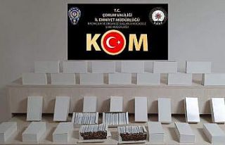 Çorum’da kaçak makaron operasyonu