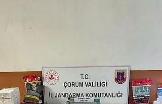 Çorum’da kaçak tütün operasyonu