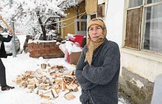 Çorum’da odunu biten yaşlı kadının imdadına...