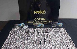 Çorum’da uyuşturucu operasyonu