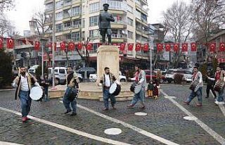 Cumhurbaşkanı Erdoğan’a davul zurnalı destek