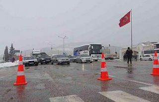 D-400 karayolu ulaşıma kapatıldı