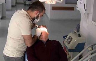 Damağına saplanan kurşun büyüklüğündeki demir...