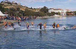 Datça’da ’16. Açık Deniz Kış Yüzme Maratonu’...