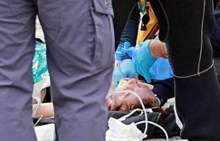 Denizde boğulma tehlikesi geçiren Rus kadın 40...