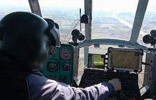 Denizli’nin trafiği havadan denetlendi