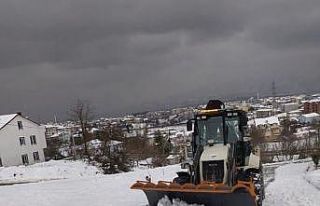 Derince’de kar yağışı sorunsuz atlatıldı