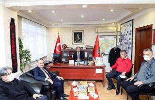 Develi protokolü güvenlik güçlerini ziyaret etti