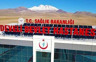Develi’de Yeni Devlet Hastanesi hasta kabulü için...